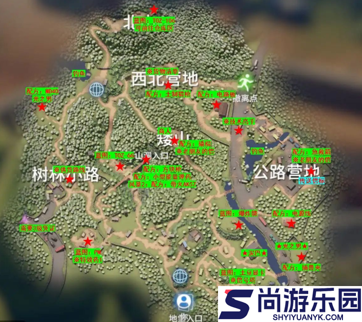 逃离鸭科夫攻略地图