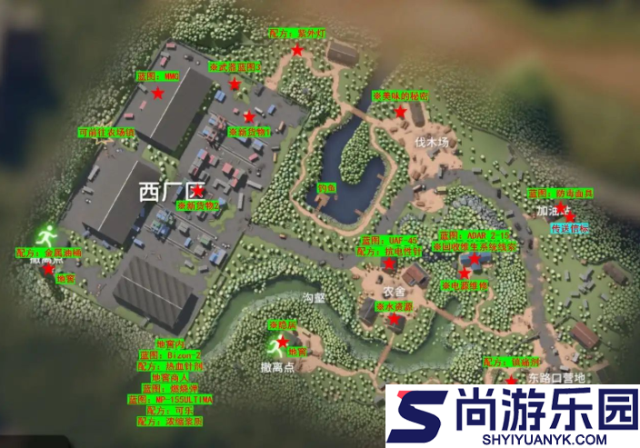 逃离鸭科夫攻略地图