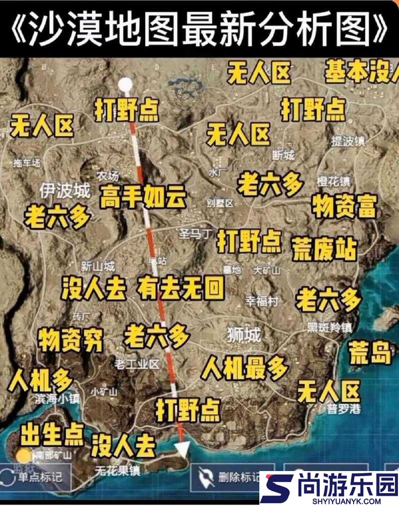 绝地求生沙漠图攻略