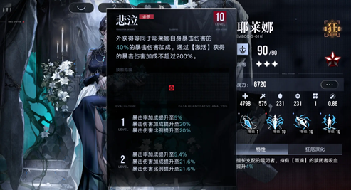 无期迷途耶莱娜技能强度全面分析-无期迷途耶莱娜值得培养吗