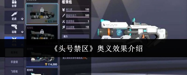 头号禁区奥义效果怎么样-头号禁区奥义效果介绍
