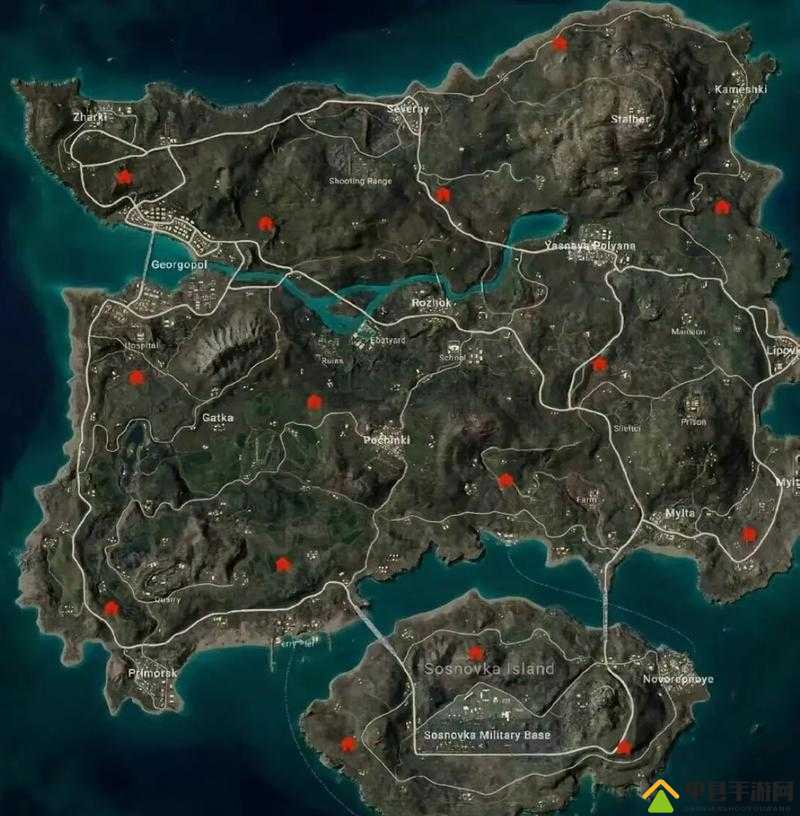 绝地求生游戏中AUG步枪刷新分布地点全面详细介绍