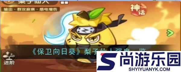 保卫向日葵梨子仙人在没有