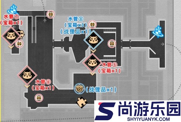 崩坏星穹铁道观览云岛站宝箱在哪
