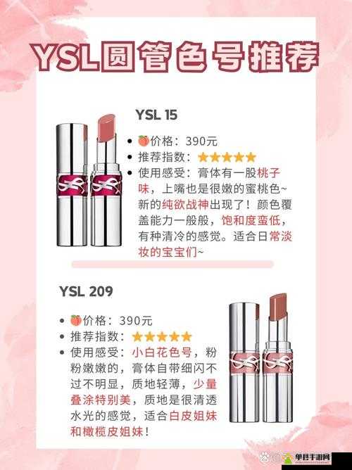 科普 YSL 水蜜桃色号 1258：独特魅力与色彩解析