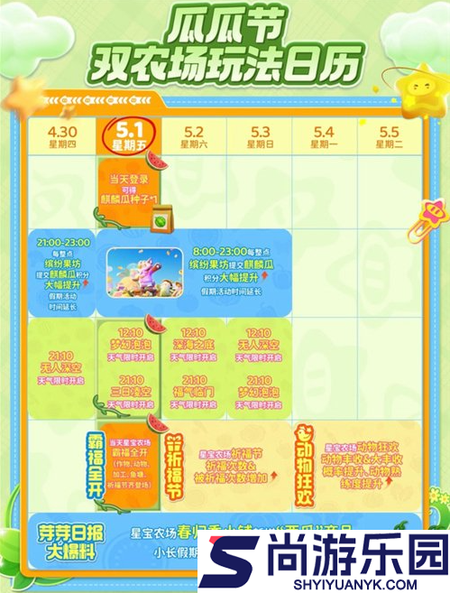元梦之星瓜瓜节活动爆料