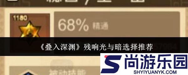 叠入深渊残响光与暗怎么选