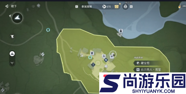 王者荣耀世界春熙漫滩藏宝图位置在哪里