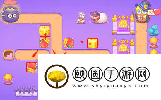《保卫萝卜4》阿波与魔法宝藏第48关图文通关攻略