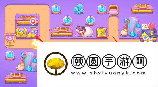 《保卫萝卜4》阿波与魔法宝藏第44关图文通关攻略