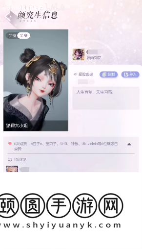 《以闪亮之名》导入捏脸数据方法介绍