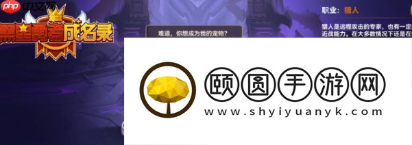 黑星勇者成名录职业介绍