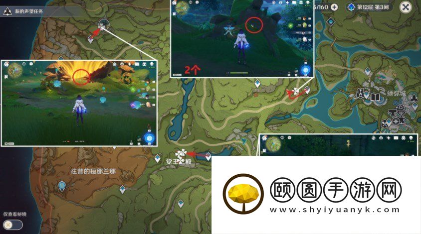 《原神》3.5树王圣体菇全采集路线一览