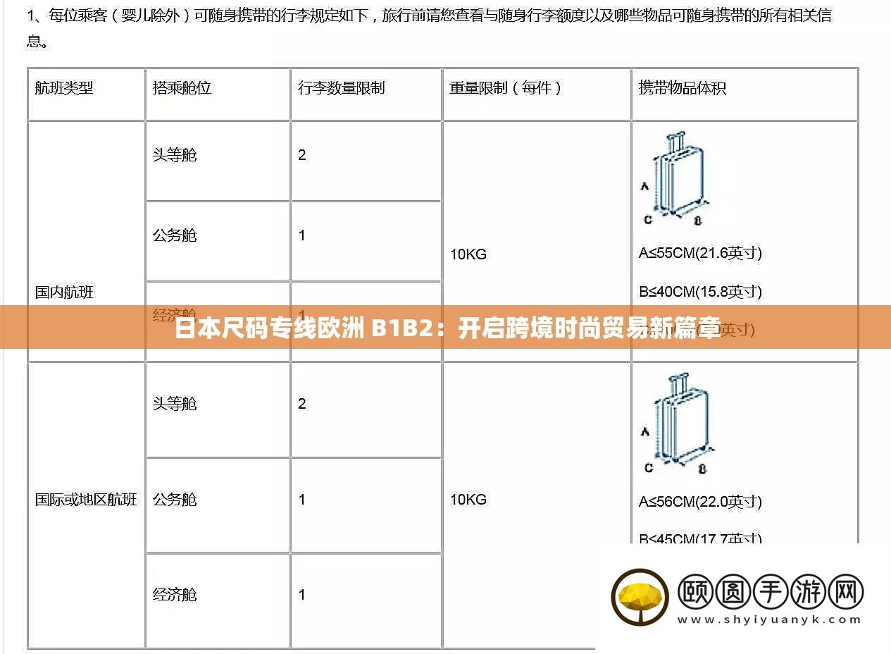 日本尺码专线欧洲 B1B2