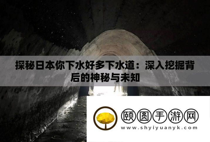 探秘日本你下水好多下水道