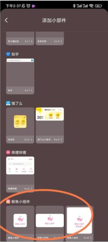 鲸鱼小组件app免费下载