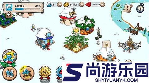 蓝精灵村庄安卓中文版下载