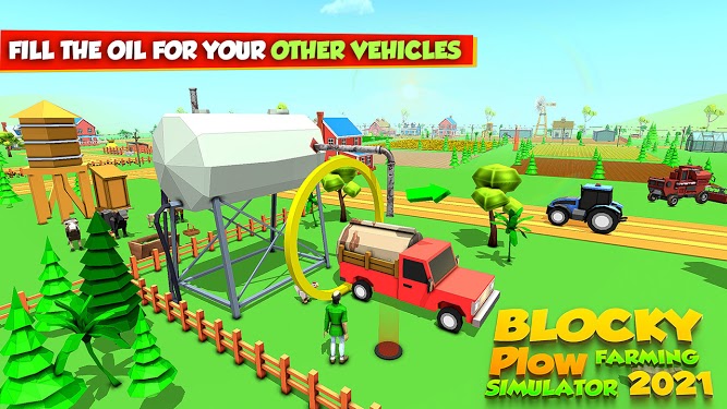 块状耕作拖拉机模拟器手游下载