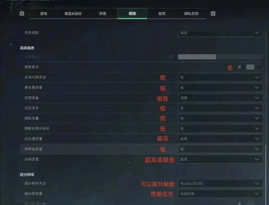 三角洲行动,三角洲行动画面设置参数推荐画面设置参数推荐-三角洲行动画面设置教程