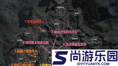 三角洲行动长弓溪谷所有房卡位置