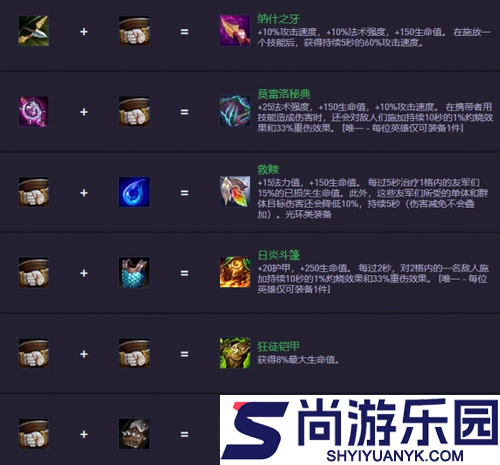 云顶之弈S16赛季光明装备强度排名