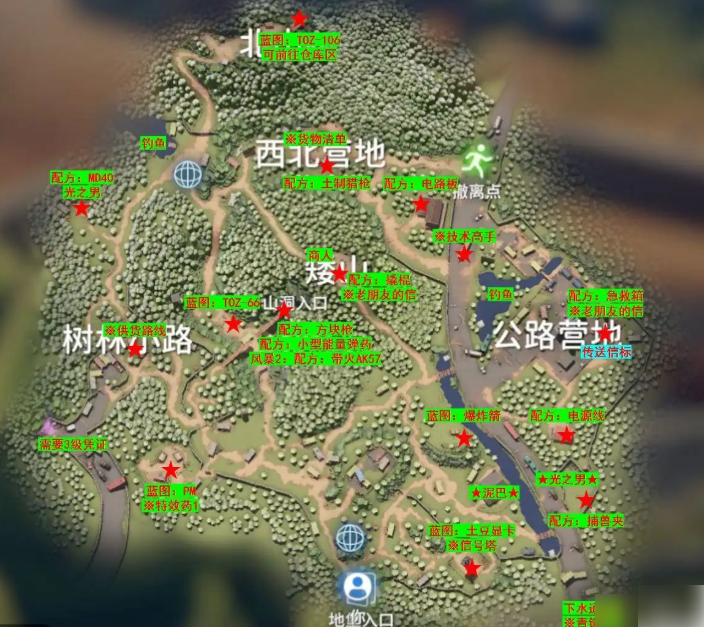 逃离鸭科夫攻略地图：逃离鸭科夫全地图全收集攻略