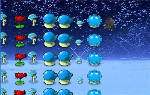 植物大战僵尸冰雪版生存模式