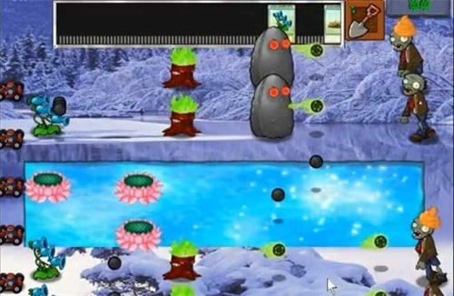 植物大战僵尸冰雪版生存模式