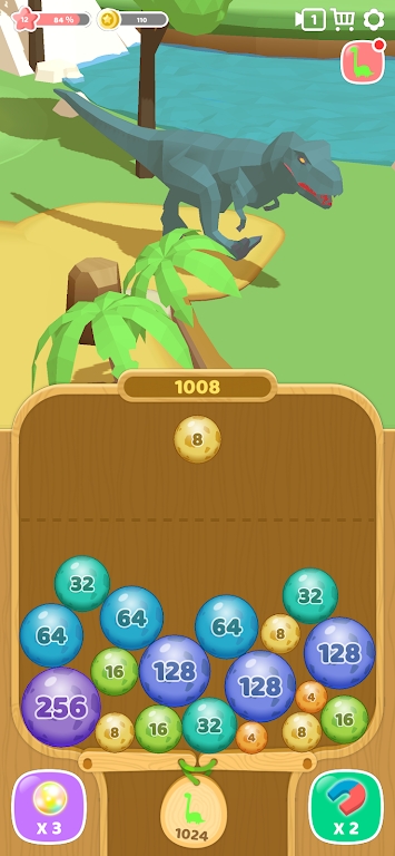 恐龙2048合成