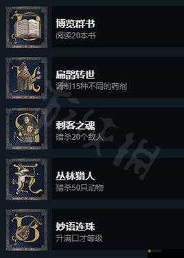 天国拯救全成就解锁秘籍，踏上成就之路，助你轻松开启游戏荣耀之旅