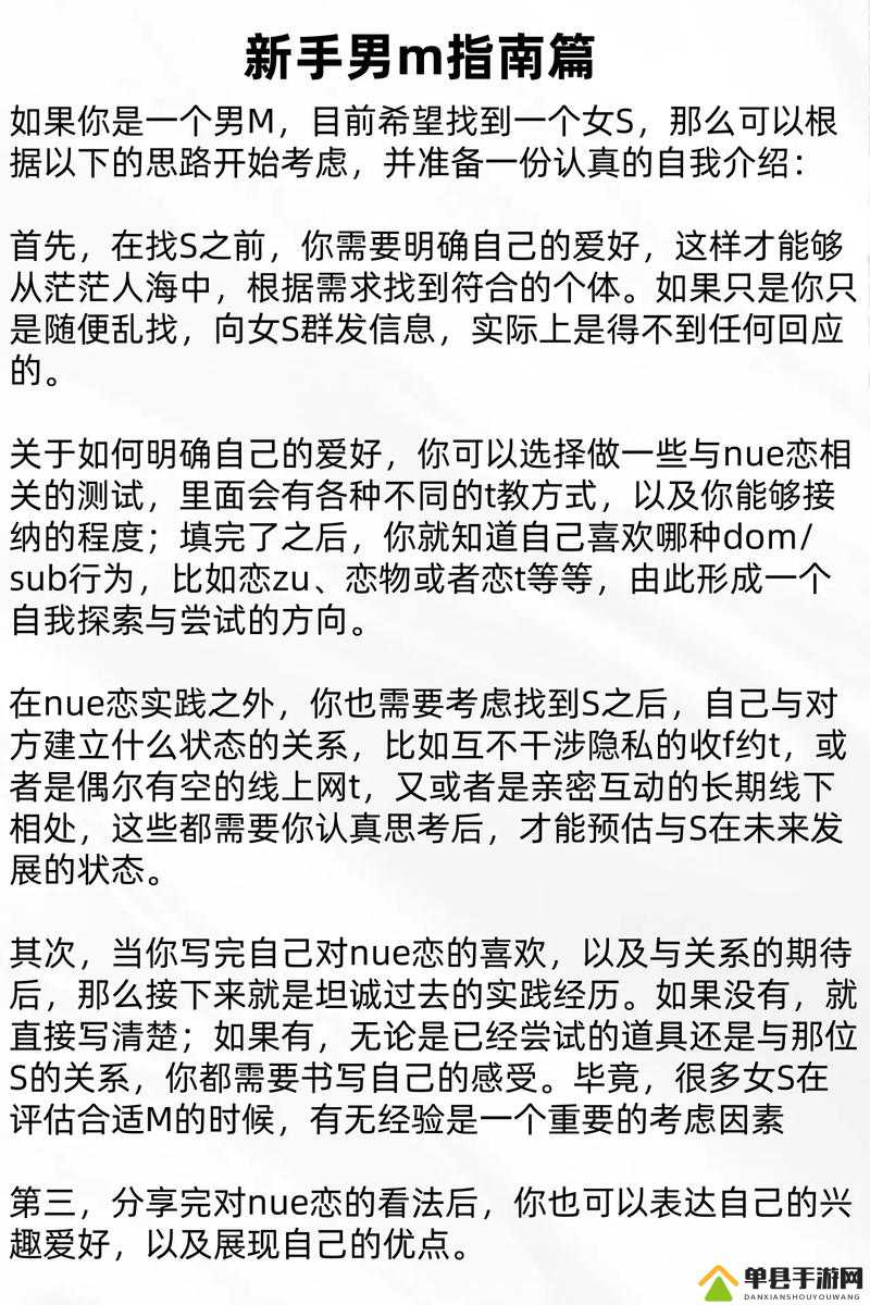 SM 男男之间的独特情感与奇妙经历探讨
