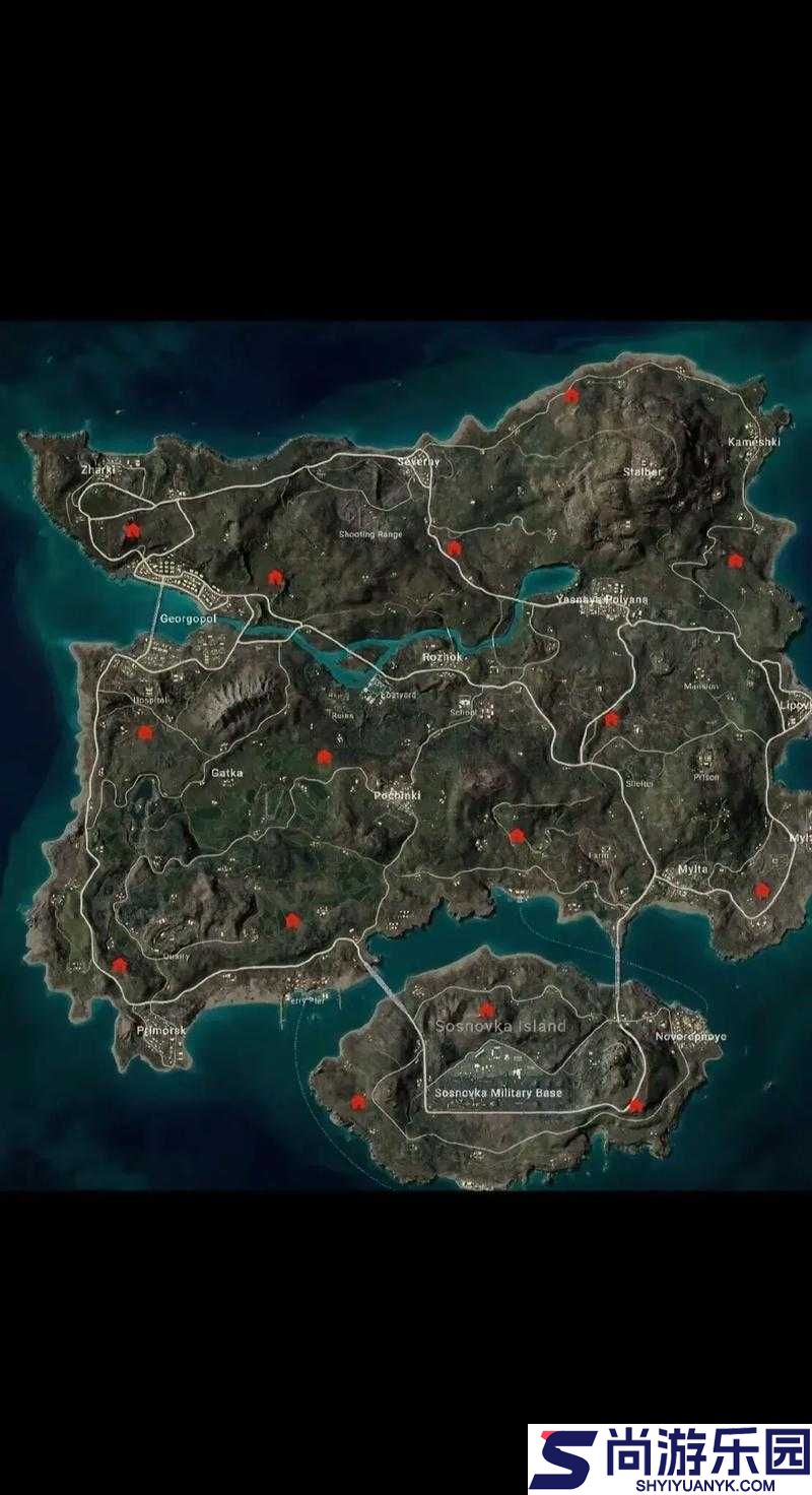 绝地求生医院地图位置全解析