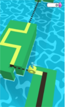 滚动虚线3D