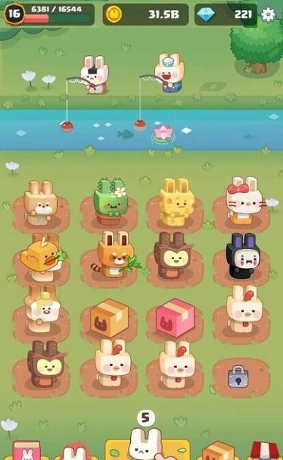 合并兔子