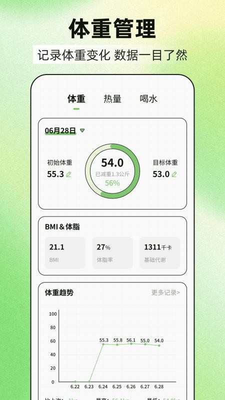 减肥21天燃脂记最新版