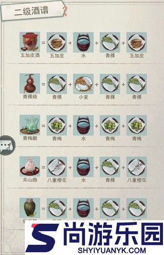 江湖悠悠酿酒配方大全