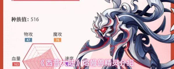 西普大陆熔幔兽精灵介绍-西普大陆熔幔兽精灵怎么样