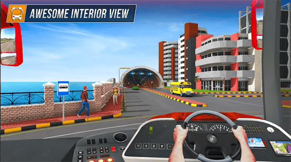 现代巴士模拟器3D最新版(Modern Bus Drive Parking 3D)