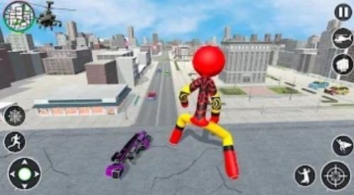 火柴人城市超级保卫者游戏(Stickman Rope Hero Superhero)