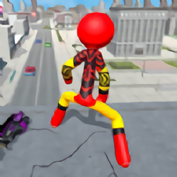 火柴人城市超级保卫者游戏(Stickman Rope Hero Superhero)