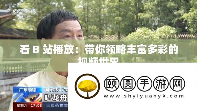 观看B站播放，畅享丰富多彩的视频世界