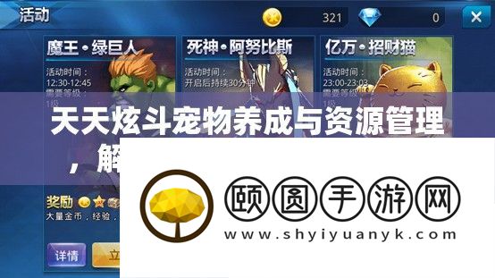 天天炫斗宠物养成与资源管理