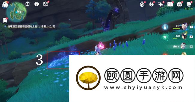 《原神》医樱五棵树位置一览 