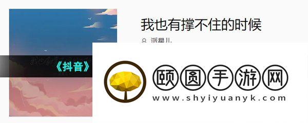 《抖音》我也有撑不住的时候歌曲介绍