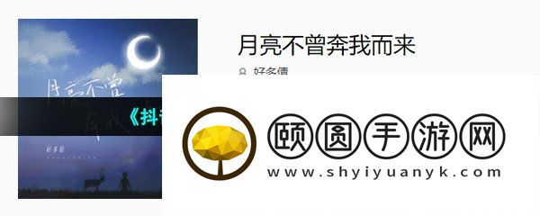 《抖音》月亮不曾奔我而来歌曲介绍