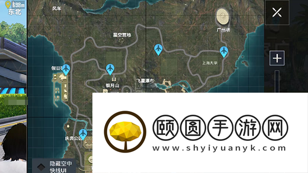 《和平精英》绿洲世界华科眼镜湖位置介绍