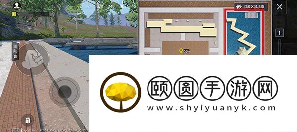 《和平精英》绿洲世界华科眼镜湖位置介绍