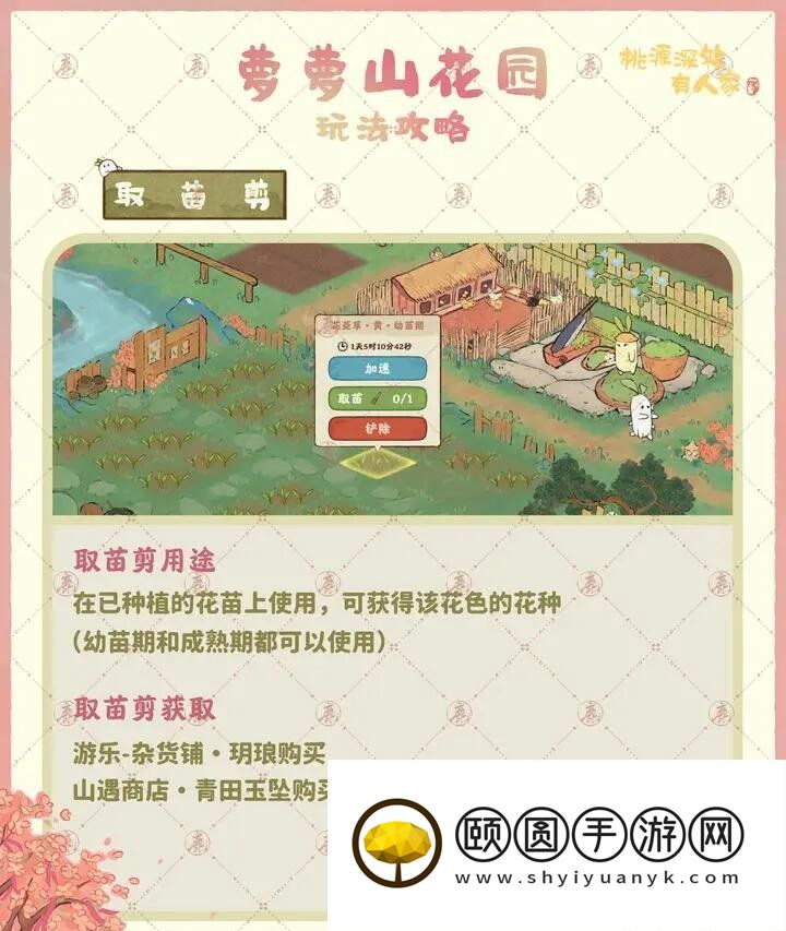 《桃源深处有人家》萝萝山花园玩法介绍