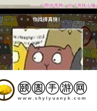 《看不见的真相》寻找小猫找出三只小猫