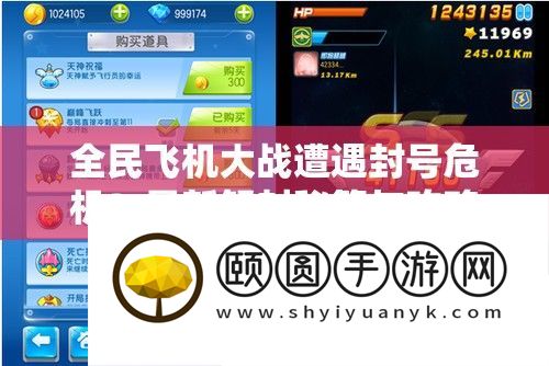 全民飞机大战遭受封号危机